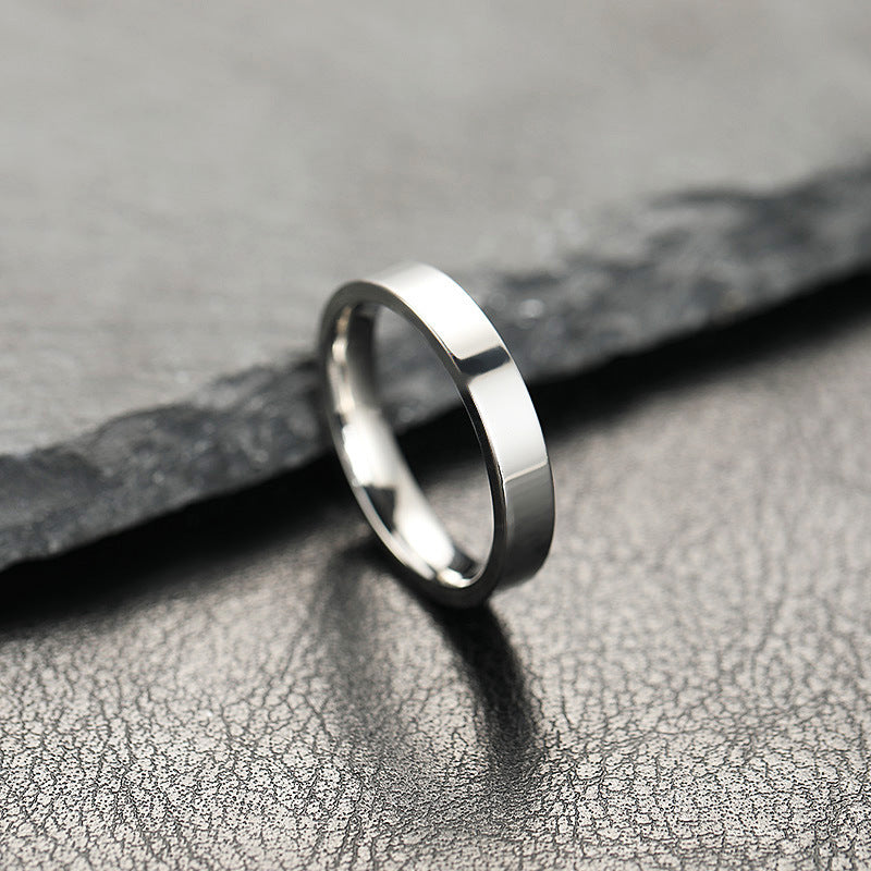 Wholesale Stainless steel ring shiny ring